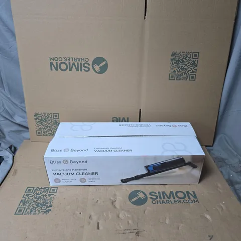 BLISS & BEYOND LIGHTWEIGHT HANDHELD VACUUM CLEANER