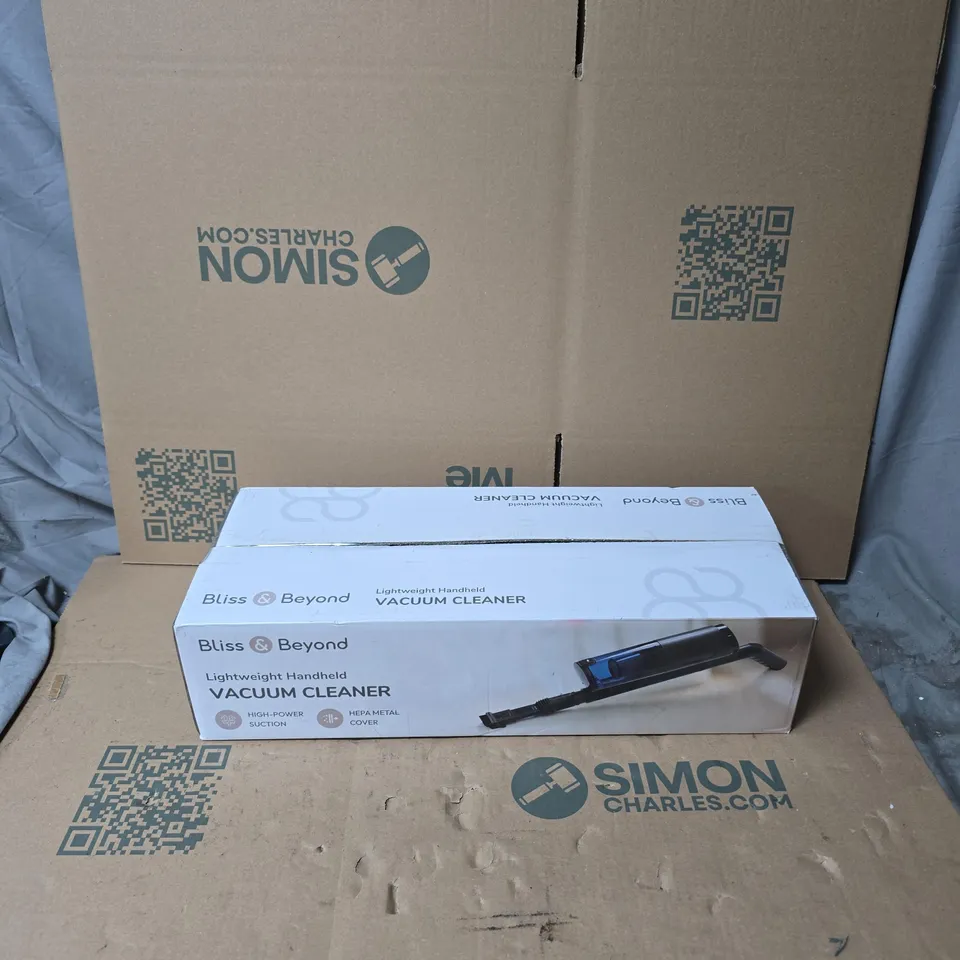 BLISS & BEYOND LIGHTWEIGHT HANDHELD VACUUM CLEANER