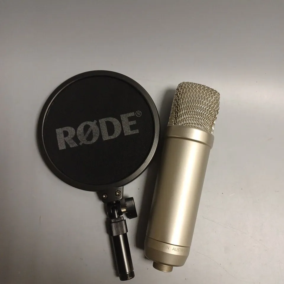 RODE NT1-A STUDIO CONDENSER MICROPHONE 