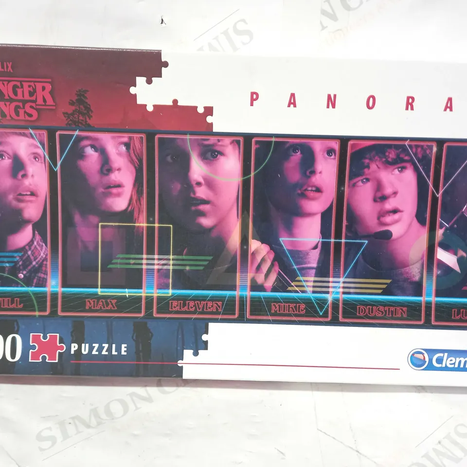 CLEMENTONI STRANGER THINGS 1000 PIECE PANORAMA JIGSAW PUZZLE