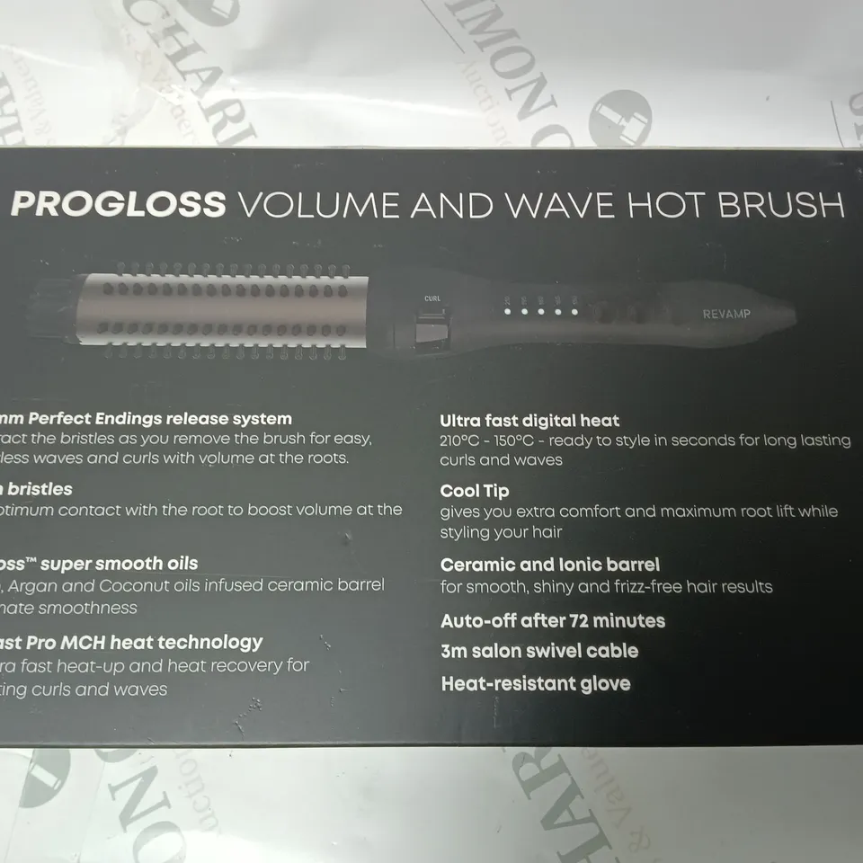 BOXED REVAMP PROGLOSS VOLUME AND WAVE BRUSH