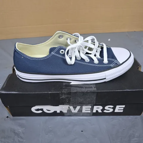 CONVERSE ALL STAR OX NAVY SNEAKERS – UK 8 (MEN'S)