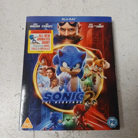 SONIC THE HEDGEHOG 2 BLU-RAY DISC