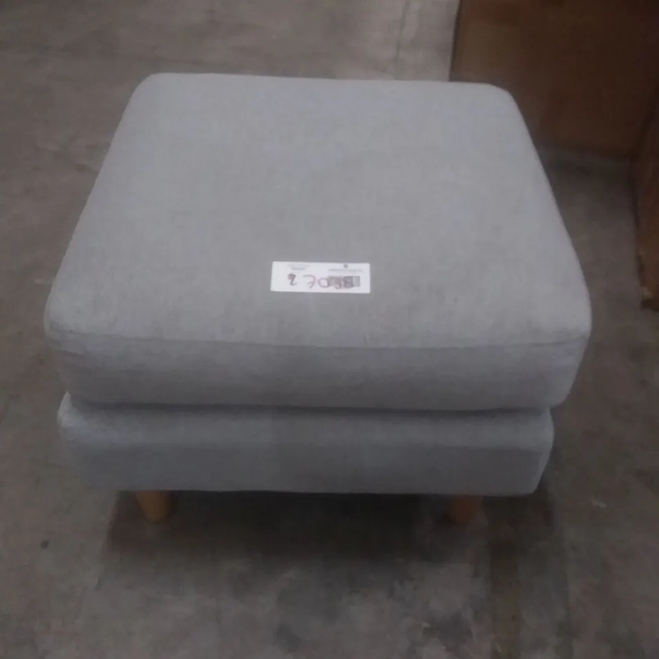 GREY 4 LEGGED FOOTSTOOL 