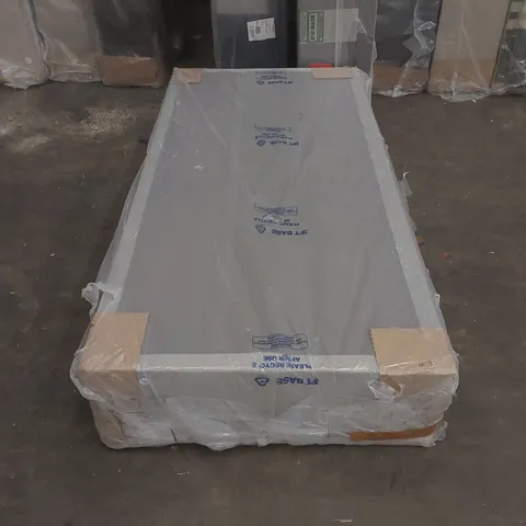 BAGGED GREY 2 DRAWER 3FT SINGLE DIVAN BASE 