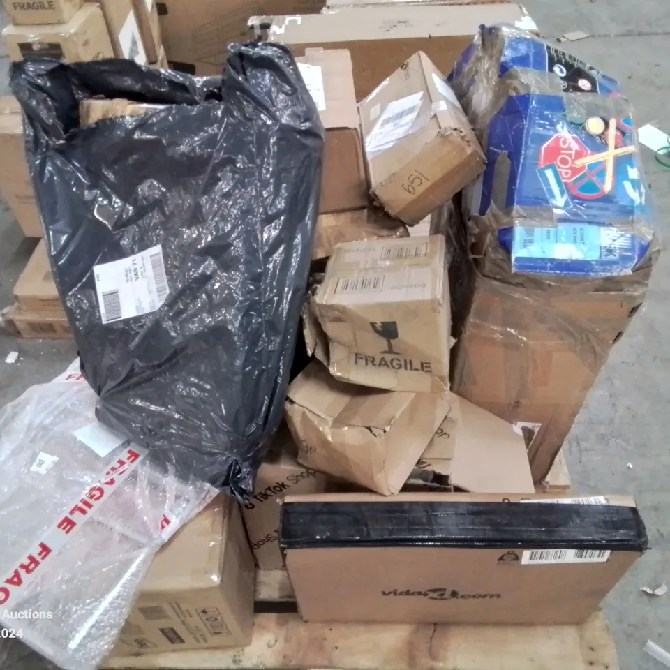 PALLET CONTAINING VARIOUS ASSORTED HOUSEHOLD ITEMS ETC.