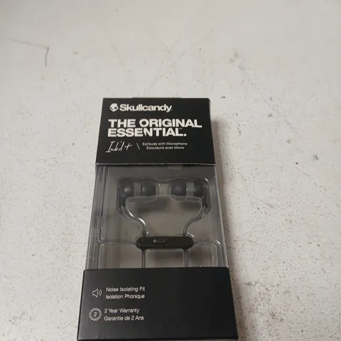 SKULLCANDY THE ORIGINAL ESSENTIAL EARBUDS WITH MICROPHONE – BOXED
