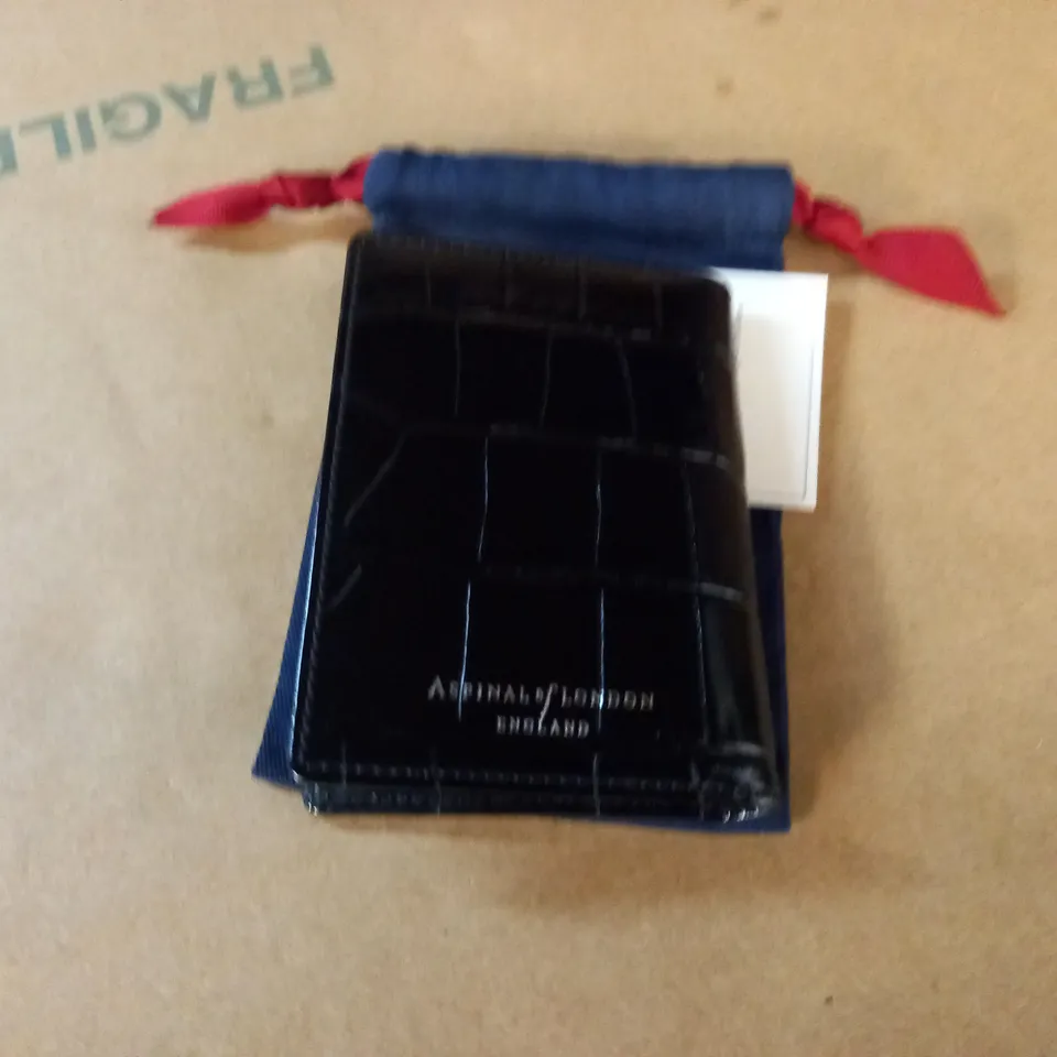 ASPINELL OF LONDON CARD WALLET - PERSONALISED WITH OT