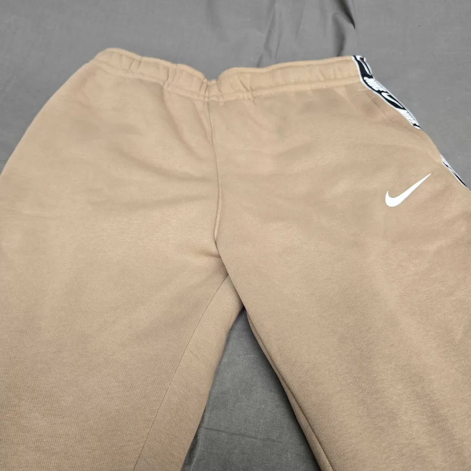 NIKE TAPE FLEECE TRACKSUIT PANTS - SMALL