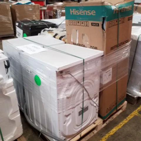 PALLET OF APPROXIMATELY 4 UNPROCESSED RAW RETURN WHITE GOODS TO INCLUDE