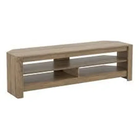 BOXED AVF CALIBRE CA140GO 1400mm TV STAND - RUSTIC SAWN OAK (1 BOX)