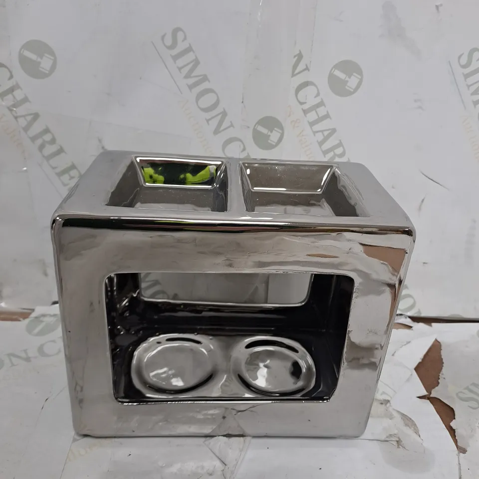 RECTANGLE TWIN WAX & OIL WARMER - ASSORTED COLOURS