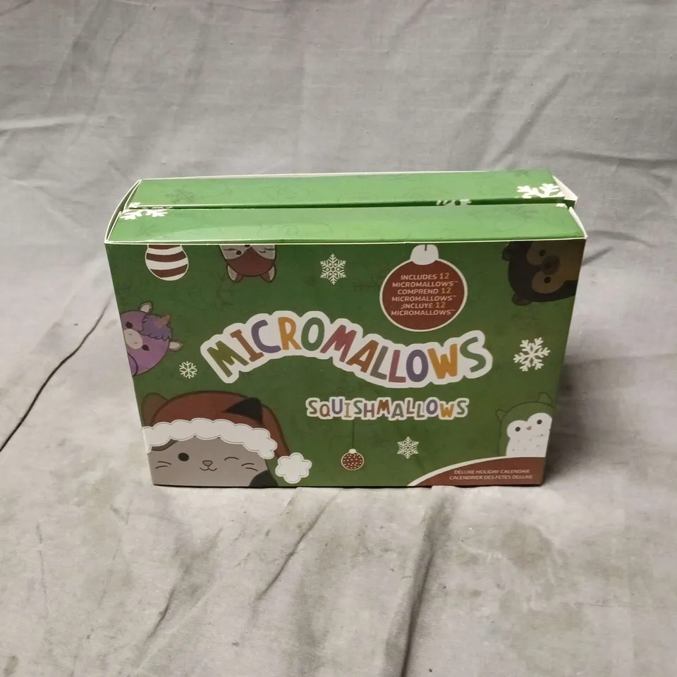 BOXED SQUISHMALLOWS MICROMALLOWS HOLIDAY CALENDER