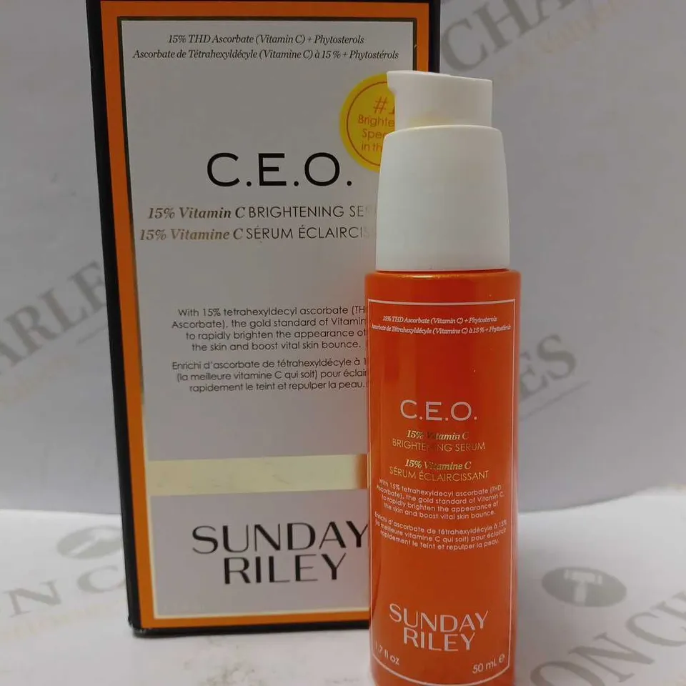 SUNDAY RILEY CEO 15% VITAMIN C BRIGHTENING SERUM 50ML