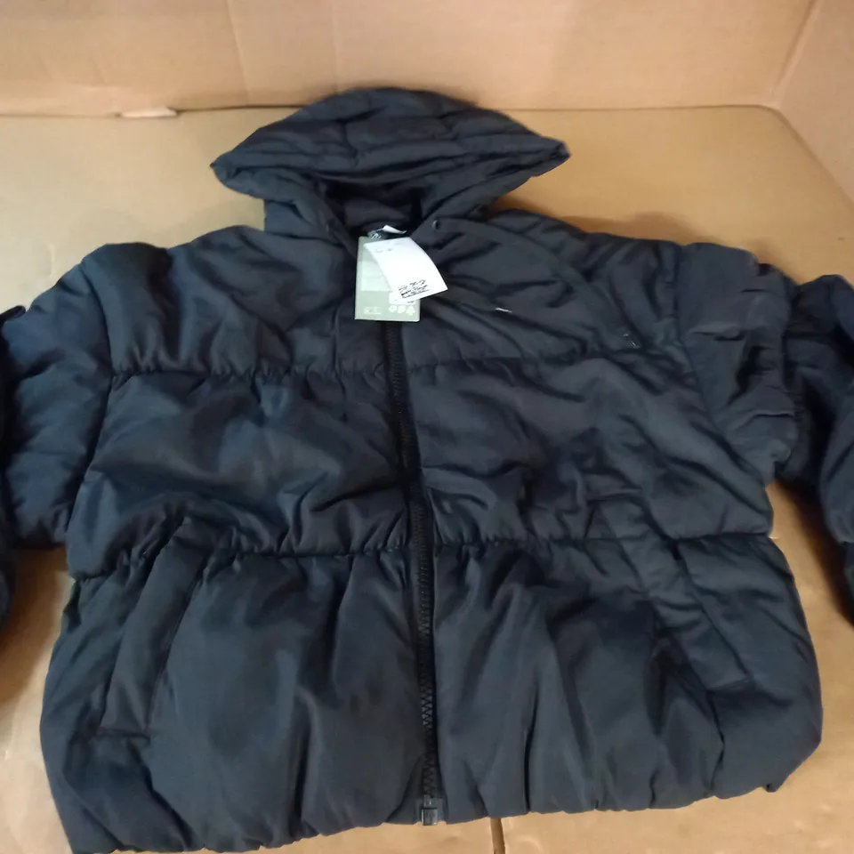 DIVIDED BLACK PADDED COAT - XS