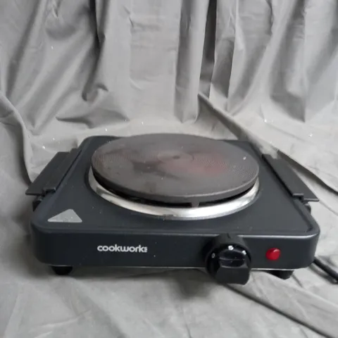 BOXED COOKWORKS BLACK TABLE TOP HOTPLATE