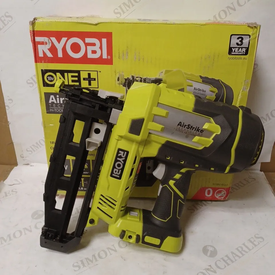 RYOBI ONE+ AIRSTRIKE 18V FINISH NAILER R18N16G-0
