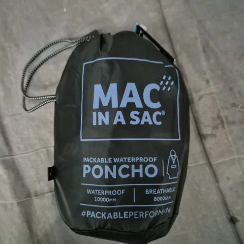 MAC IN A SAC MIAS PONCHO SS23 – BLACK, ONE SIZE