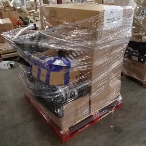 PALLET OF ASSORTED FLATPACK FURNITURE AND INCOMPLETE FURNITURE PARTS AND PIECES 