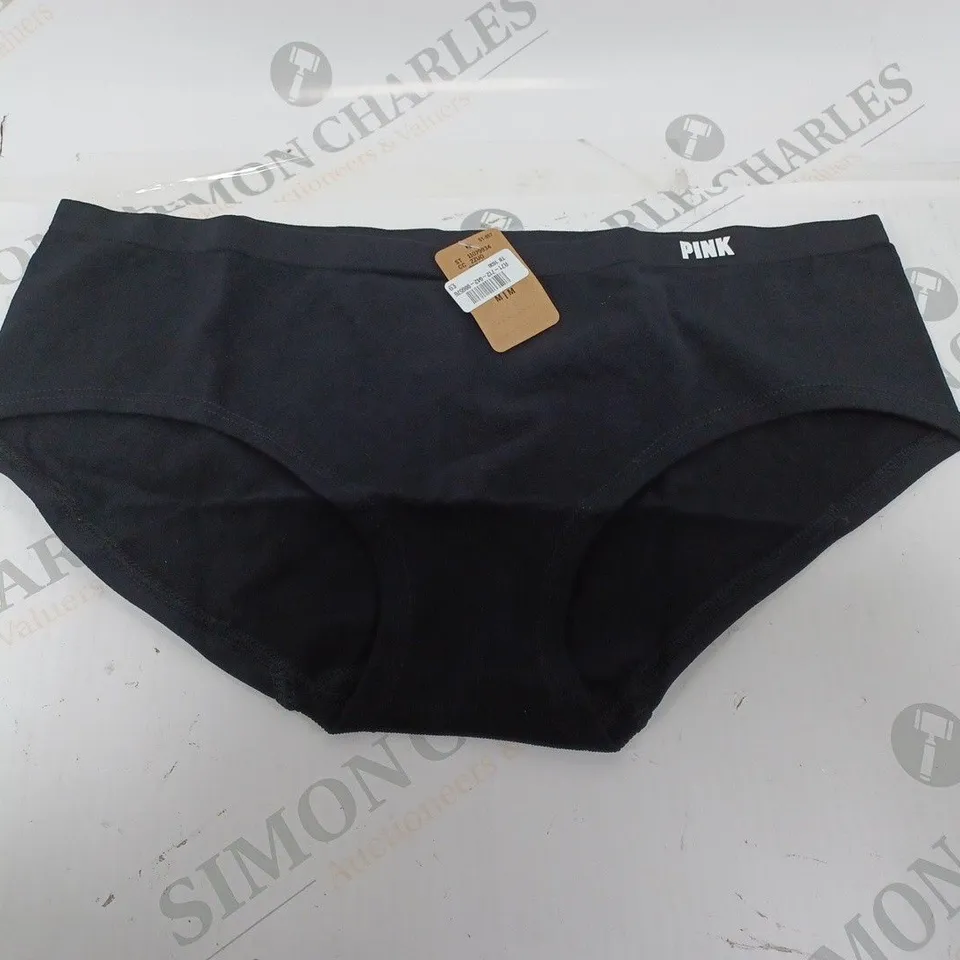 VICTORIA SECRET PINK UNDERWEAR BLACK SIZE M