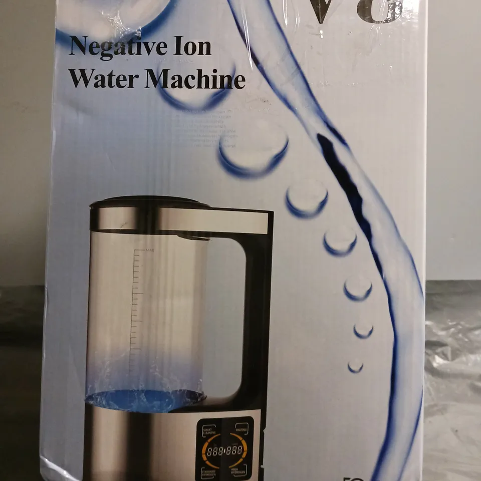 BOXED V8 NEGATIVE ION WATER MACHINE