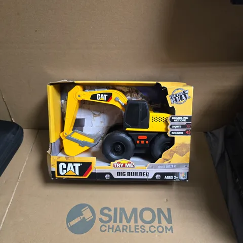 CAT BIG BUILDER CONSTRUCTION VEHICLES SET – BULLDOZER, EXCAVATOR, WHEEL LOADER & DUMP TRUCK (AGES 3+)