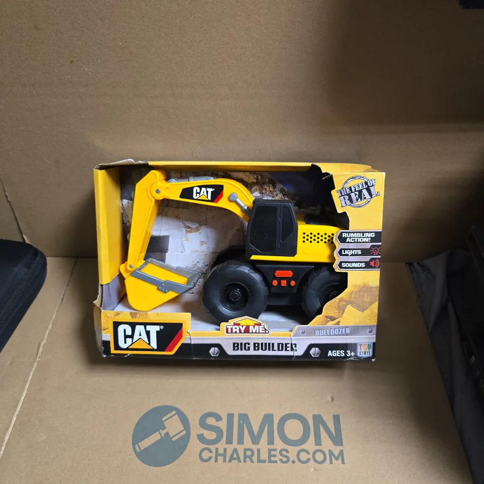 CAT BIG BUILDER CONSTRUCTION VEHICLES SET – BULLDOZER, EXCAVATOR, WHEEL LOADER & DUMP TRUCK (AGES 3+)