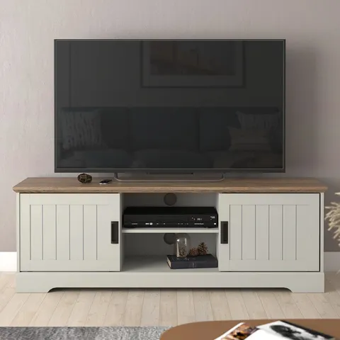 BOXED ERISON TV STAND FOR TV'S UP TO 65"