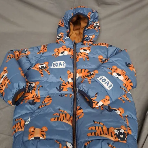 BOYS TIGER PRINT PADDED COAT SIZE UNSPECIFIED