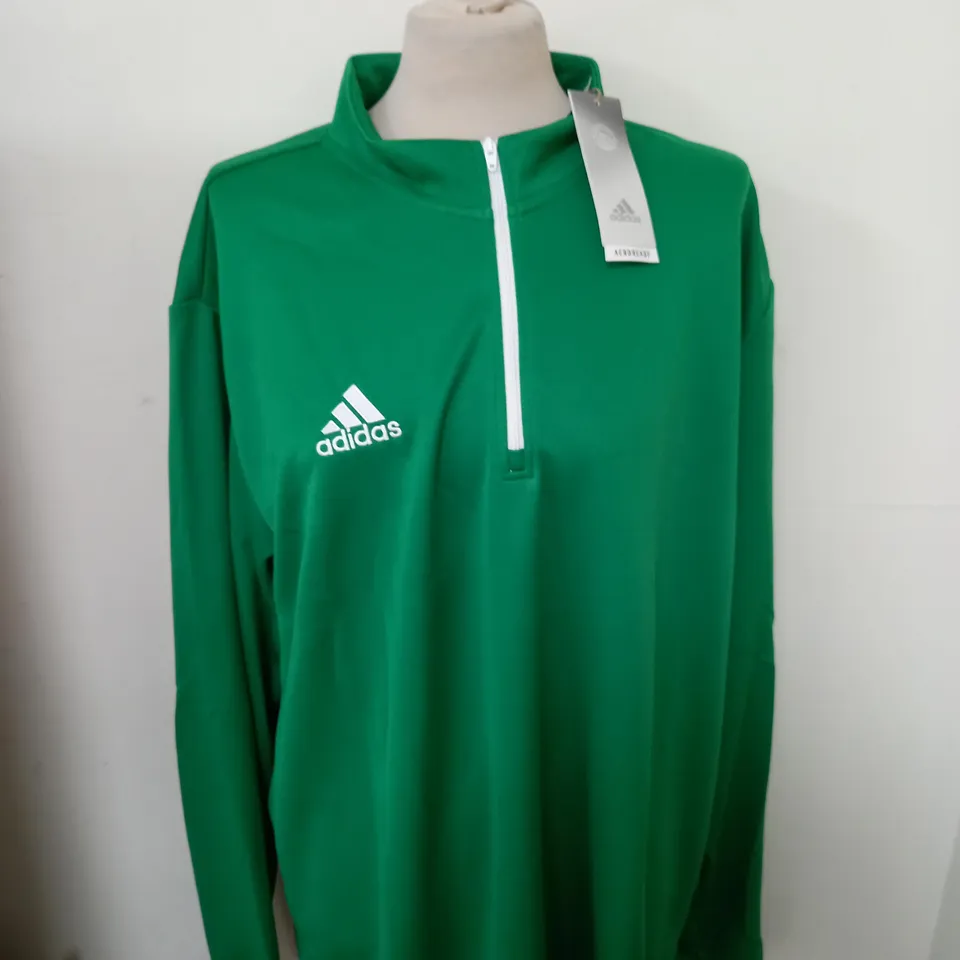ADIDAS HALF ZIP TRAINING TOP SIZE XXL