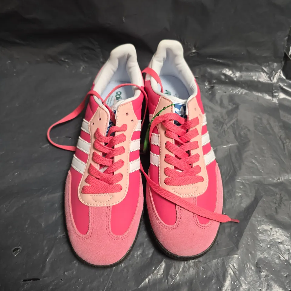 ADIDAS SAMBA KIDS' SNEAKERS – PINK & PEACH SIZE 6