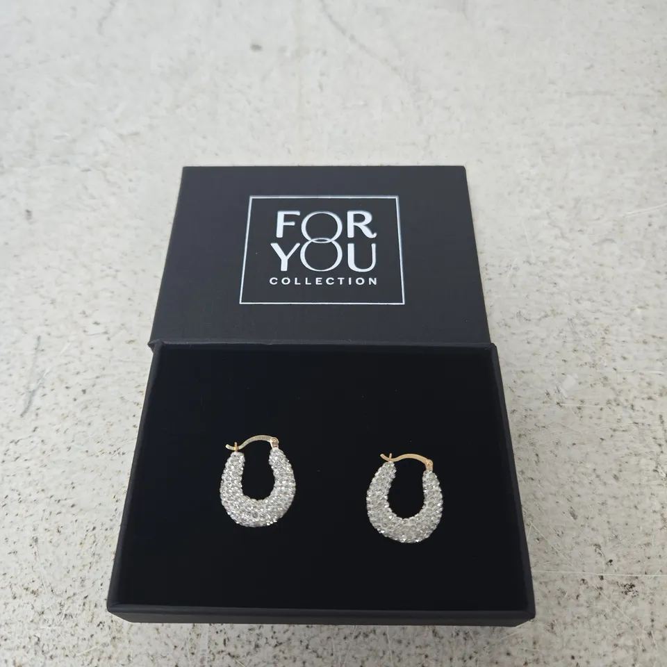 FOR YOU COLLECTION HOOP EARRINGS