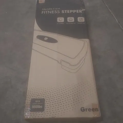 BOXED KAYMAN ADJUSTABLE 2 LEVEL FITNESS STEPPER