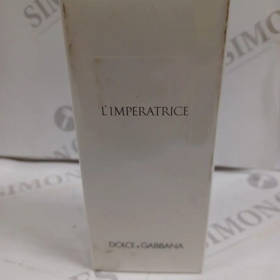 BOXED AND SEALED DOLCE & GABANA L'IMPERATRICE EAU DE TOILETTE 100ML