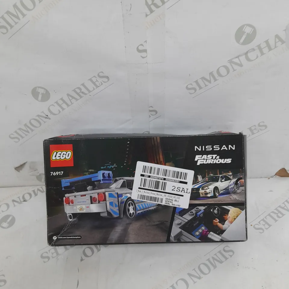 BOXED LEGO SPEED CHAMPIONS 2 FAST 2 FURIOUS NISSAN SKYLINE 76917