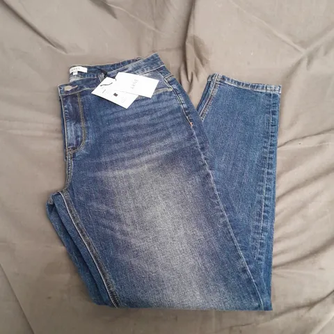 ARNE SLIM FIT DENIM JEANS IN MID BLUE SIZE 34R