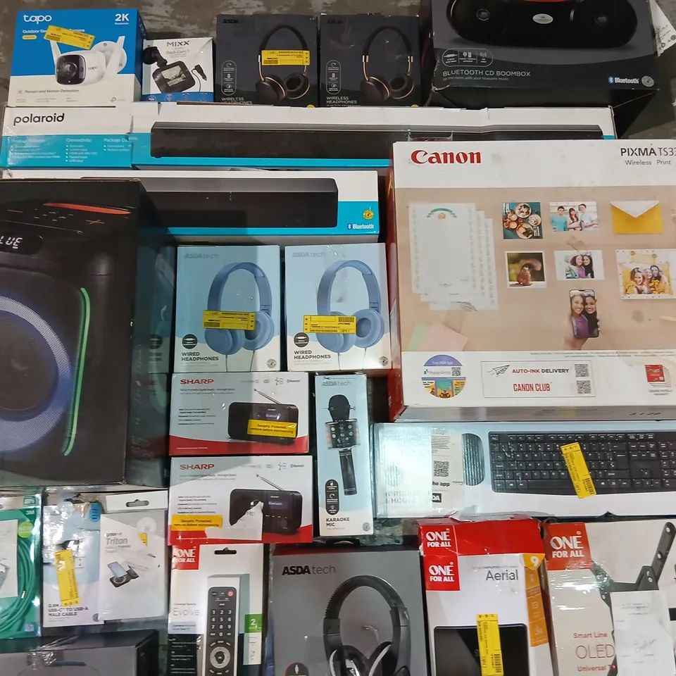 LARGE PALLET OF ASSORTED UNPROCESSED RAW RETURNS TO INCLUDE; 