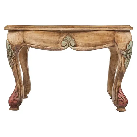 BOXED ATMANAND SOLID WOOD 4 LEGS COFFEE TABLE (1 BOX)