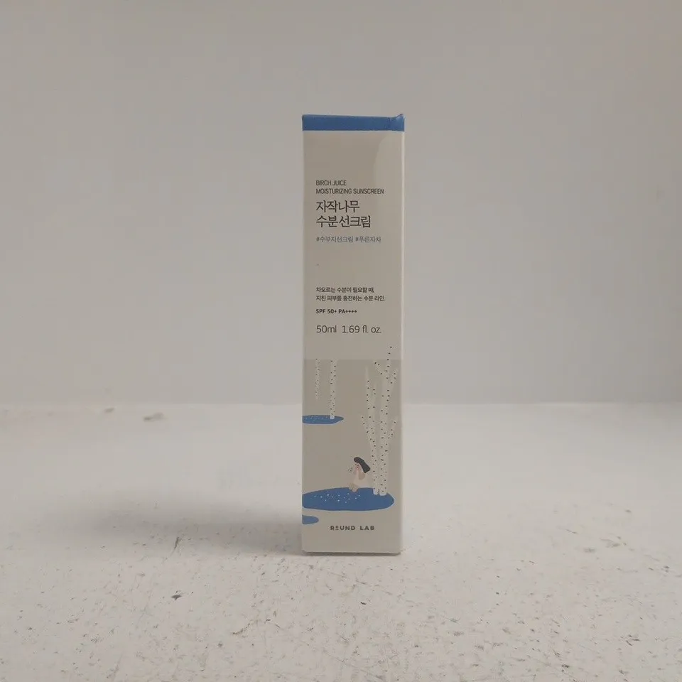 ROUND LAB BIRCH JUICE MOISTURISING SUNSCREEN SPF50+ PA++++ – 50ML (BOXED)