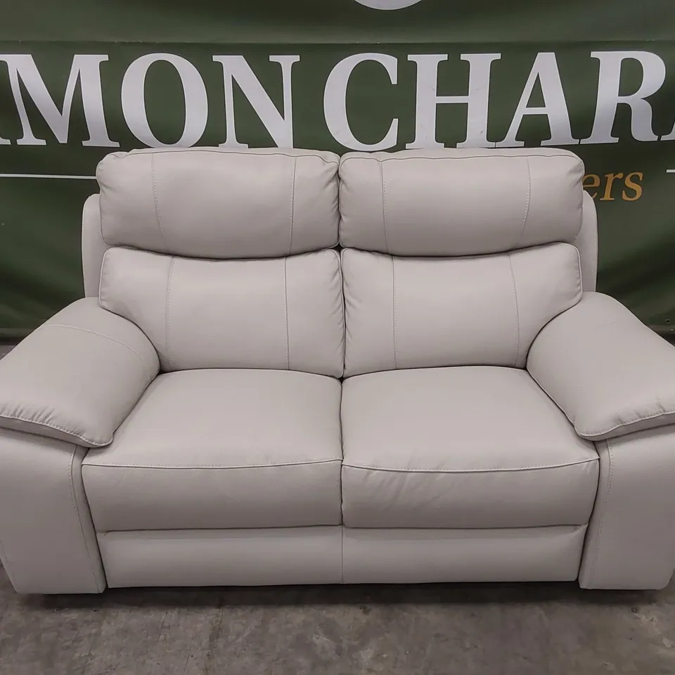 QUALITY DESIGNER ITALIAN MADE PATRIZIO 2 SEATER LEATHER SOFA