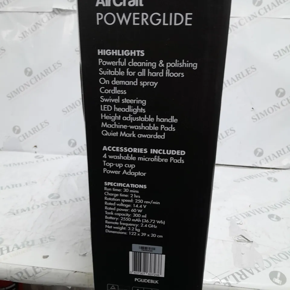 AIR CRAFT POWER GLIDE CORDLESS HARD FLOOR CLEANER