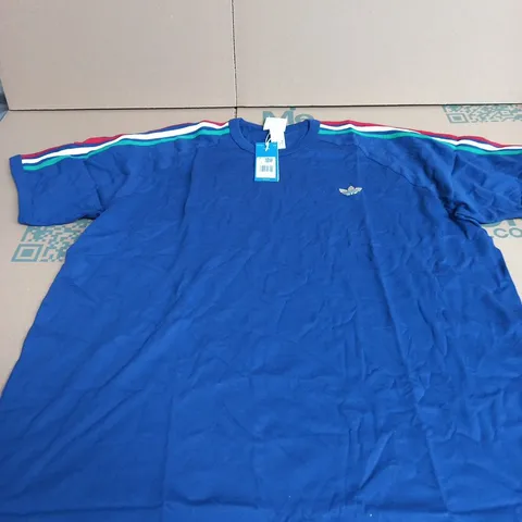 ADIDAS ORIGINALS T-SHIRT - BLUE, UK 2XL (MEN)