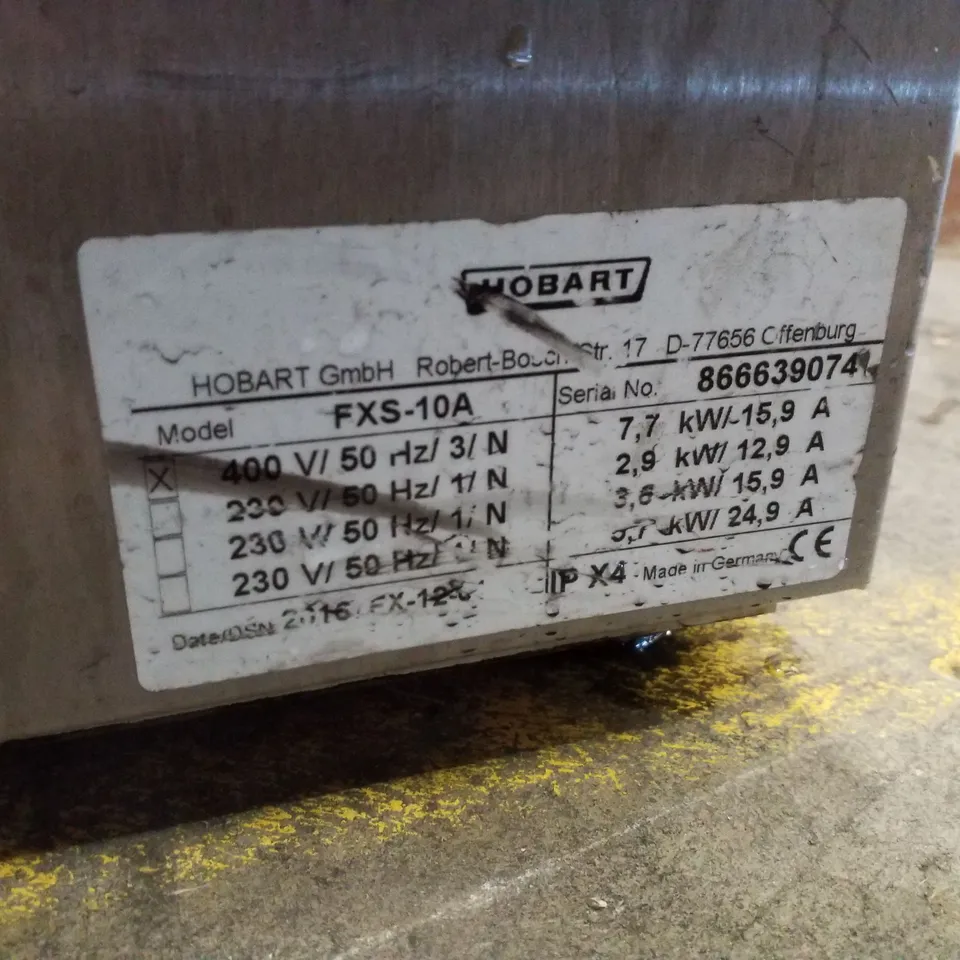 HOBART FXS-10A DISHWASHER 