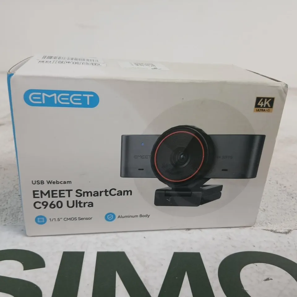 EMEET SMARTCAM C960 ULTRA USB WEBCAM – BOXED, 4K ULTRA HD