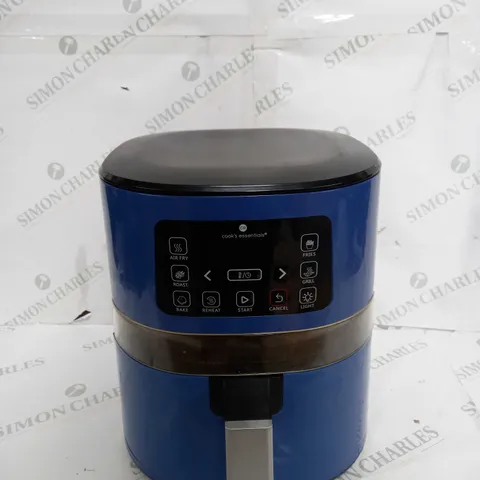 OUTLET COOK'S ESSENTIALS 4.0L AIR FRYER WITH DIGITAL VIEWING SCREEN - SAPPHIRE