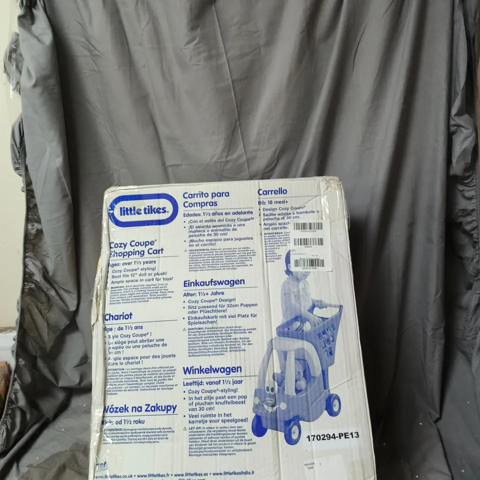 BOXED LITTLE TIKES COZY COUPE SHOPPING CART