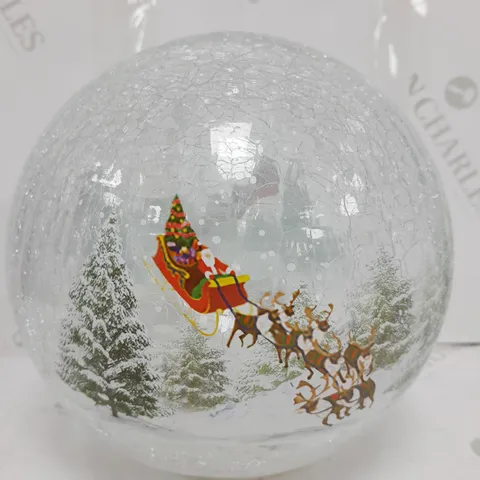 DECORATIVE CHRISTMAS GLASS BALL