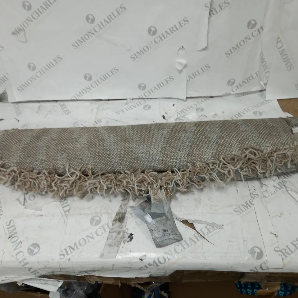 TASSLED RUG 120CM LENGTH IN SANDY/DUNE 