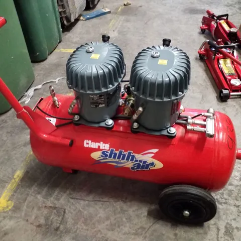 CLARKE SHHH AIR 100/50 3.53CFM 50 LITRE 0.92HP QUIET RUN COMPRESSOR (230V)