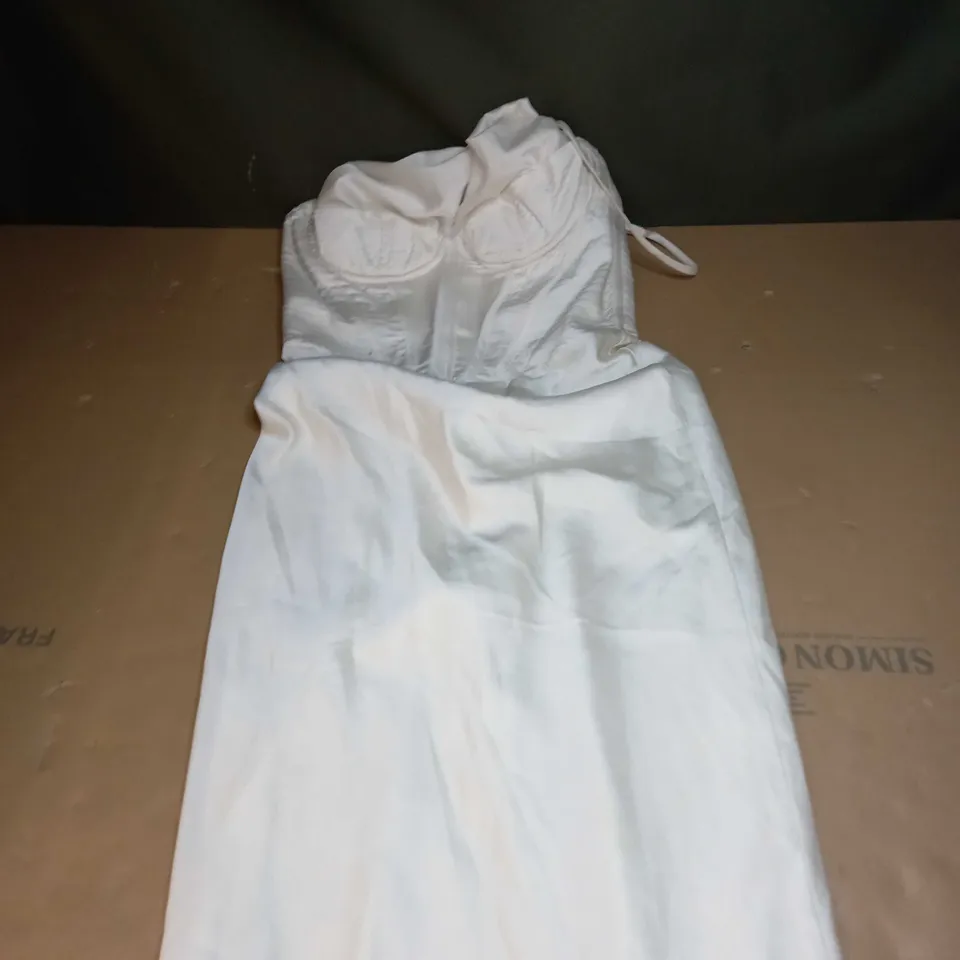 WOMENS CORSET DETAILED FLOWING DRESS SIZE M